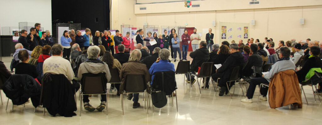réunion publique de présentation du programme de Cugnaux Osons Ensemble le 15 janvier 2026
