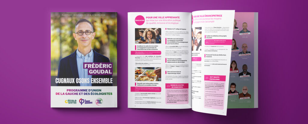 programme de la liste Cugnaux Osons Ensemble